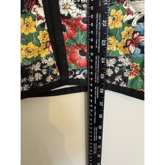 Vintage Quilted Jacket Women  Kimono HandMade Small Patchwork Print Floral - Picture 10 of 10
